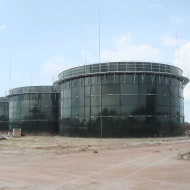 Emaljbelagt ståltank som Biogas Digester