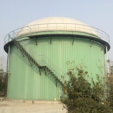 Takplater med dobbelt membran Biogas Lagringstanker
